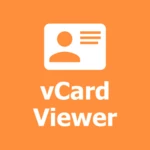 Logo of vCard Viewer android Application 